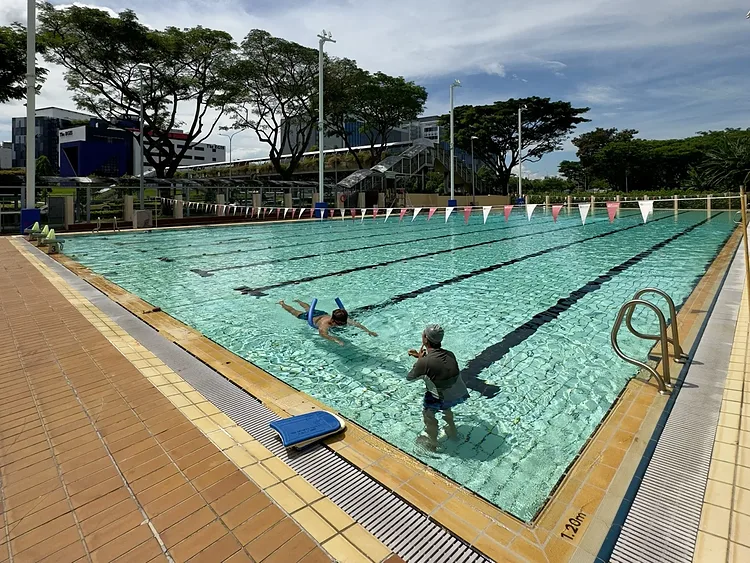 Kallang Basin Swimming Complex in Singapore
