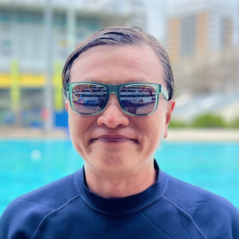 Coach James Ho at Singapore Swimming Academy