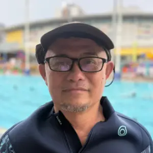 Coach Desmond at Singapore Swimming Academy